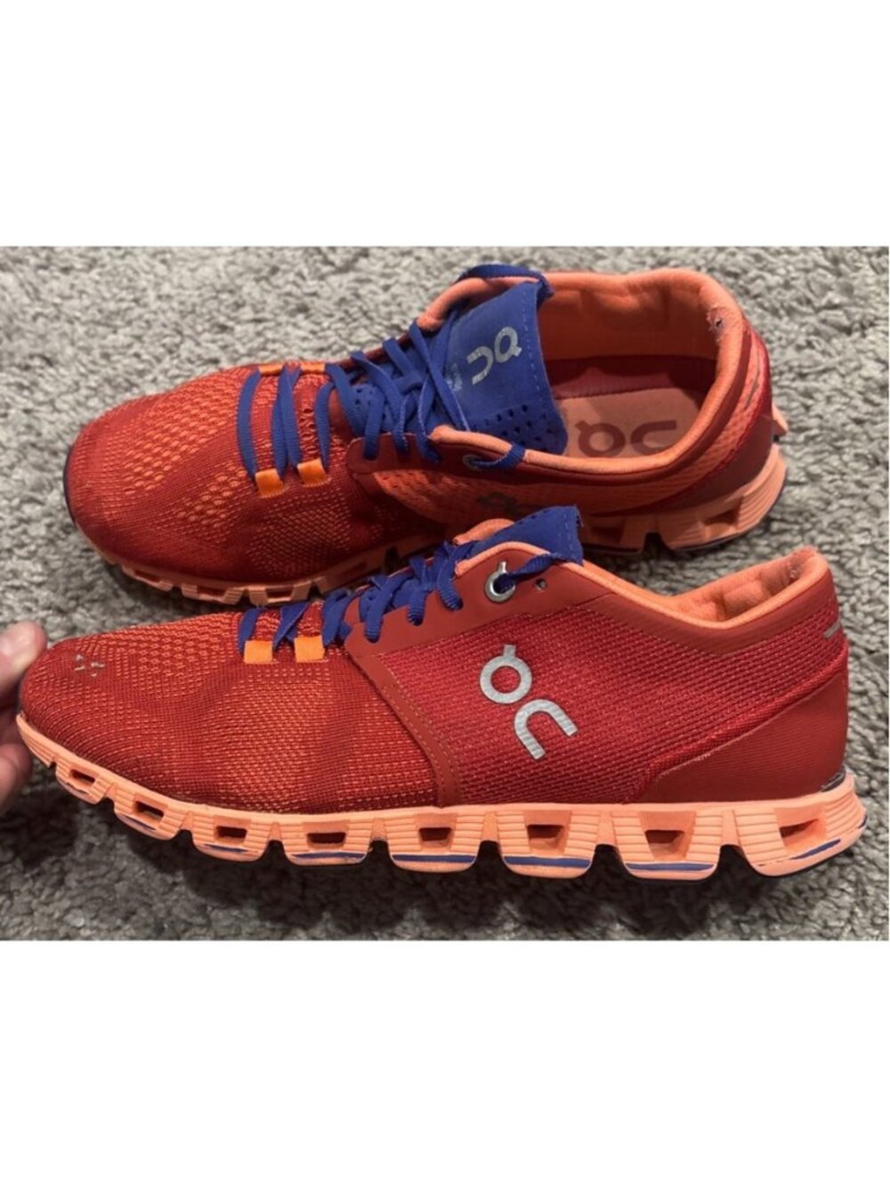 On Cloud X Womens Shoes Size 8 Red